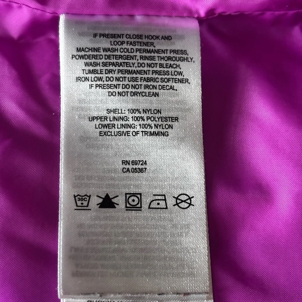 Sporty and Stylish Columbia Kids Vibrant Purple Raincoat | Size M (10/12)